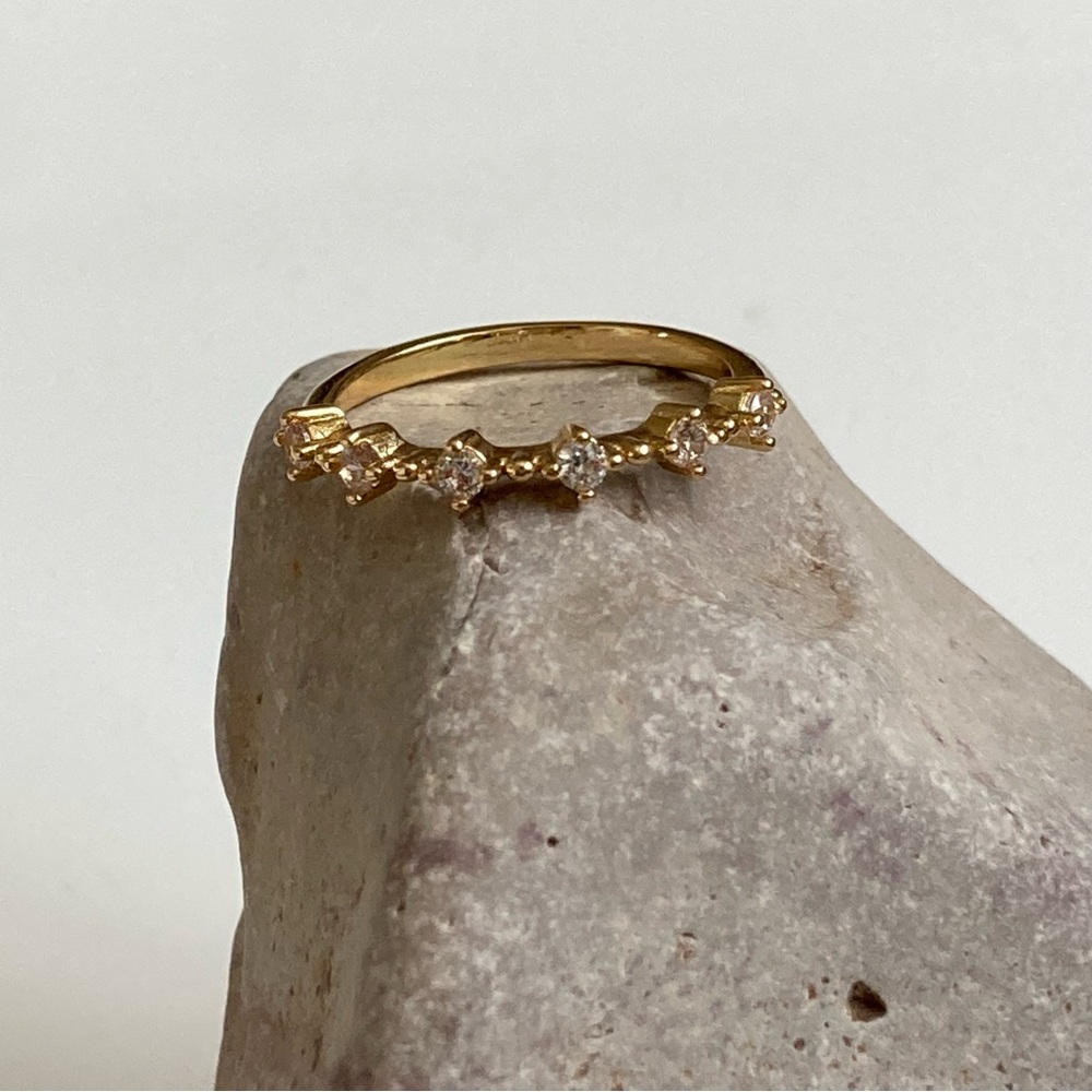 Dainty Pavé Ring - Picture 6 of 6